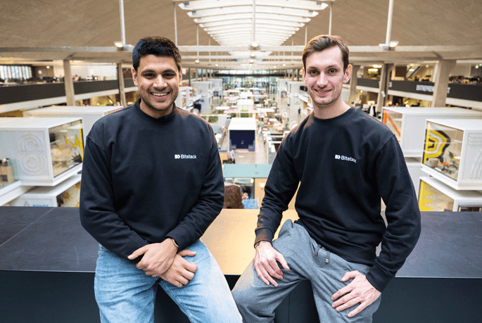 Alexandre and Kabir, Bitstack’s co-founders